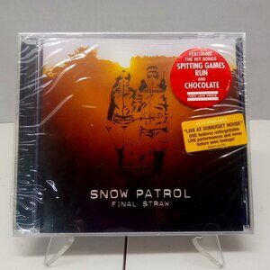 Snow Patrol Final Straw CD New & Sealed Includes Run Spitting Games Chocolate
